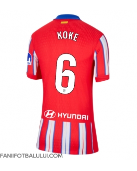 Atletico Madrid Koke #6 Tricou Fotbal Replică 2024-25 Femei Acasa